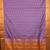 Lilac lavender semi soft silk saree