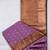 Lavender semi soft silk saree
