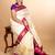 Offwhite and purple pure kanjivaram silk saree