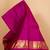 Offwhite and purple pure kanjivaram silk saree