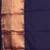 Mustard and blue turning semi silk saree