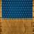 Blue jaquard pure touch silk saree