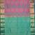 Pastel pink floral pure touch silk saree