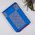 Anandha blue borderless pure touch silk saree