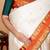 Off white kanchipuram silk saree