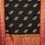 Black designer semi silk saree