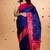 Ms blue kanchi silk saree