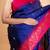 Ms blue kanchi silk saree