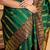 Dark green silk saree