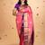 Pink korvai pure silk saree