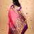 Pink korvai pure silk saree
