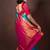 Sky blue silk saree