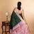 Bottle green kanjivaram saree