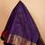 Red and blue kanchipuram silk saree