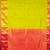Lime green semi silk saree