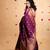Wine purple pure silk saree