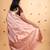 Champagne pure silk saree