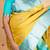 Sampanga lime green pure silk saree