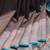 Black and blue pure silk saree