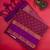 Wine brown soft silk saree