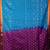 Blue small border soft silk saree