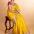 Yellow pattu saree