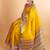 Yellow pattu saree