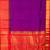 Purple and red silk cotton saree