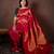 Pink borderless silk saree