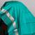 Purple and green pure silk saree