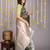 Moss green pure silk saree