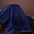 Rust and navyblue silk saree
