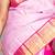 Pink silk saree with golden border