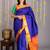 Blue colour pattu saree