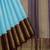 Baby blue silk saree