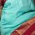 Pastel blue pattu saree