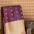 Purple thousand butta semi soft silk saree