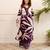 Kabool gravel printed kurta pant set