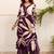 Kabool gravel printed kurta pant set