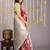 Red multicolor pure silk saree