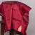 Maroon and gold saree