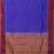 Blue and maroon pure touch silk saree