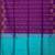 Purple borderless pure touch silk saree