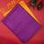 Purple and mustard pure touch silk saree