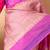 Pink korvai weave silk saree