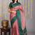 Pink silk saree