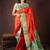 Orange pattu saree