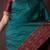 Peacock green pure silk saree
