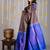 Grey silk saree