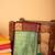 Maroon and green semi silk saree